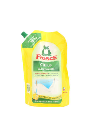 Veļas mazgājamais līdzeklis Frosch citrus 1,8l