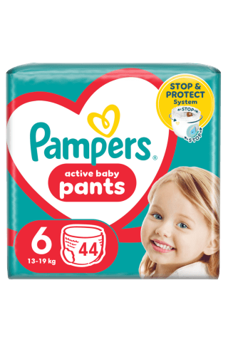 Sauskelnės-kelnaitės PAMPERS PANTS JP (6) 16+ kg, 44 vnt.
