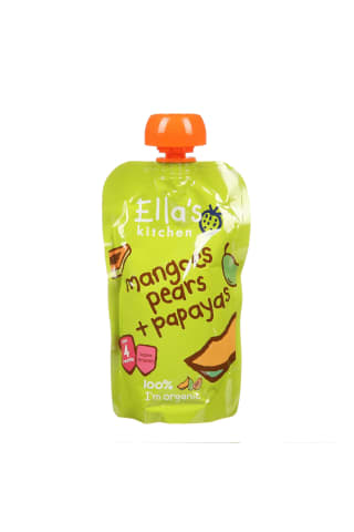Tyrelė ELLA`S KITCHEN su mangais ir kriaušėmis, 4 mėn., 120 g