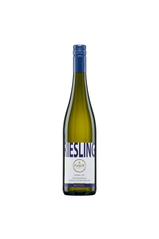 Baltvīns Faber Riesling Mosel pussausais 12% 0,75l