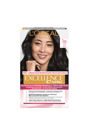 Plaukų dažai L'OREAL EXCELLENCE, Nr. 1