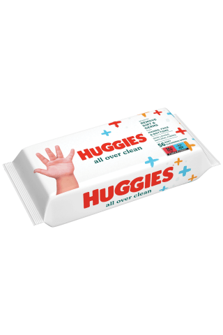 Mitrās salvetes Huggies every day 56gab
