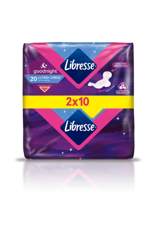 Hig.paketes Libresse U.GoodNight 20gab.