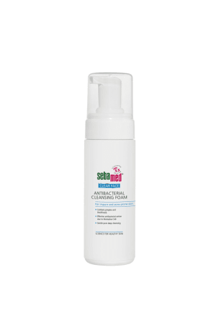 Antibakterinės valomosios putos veidui SEBAMED CLEAR FACE, 150 ml