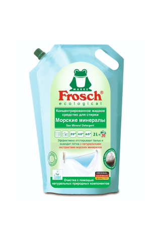 Veļas mazgājamais līdzeklis Frosch mineral, konc., Šķ. 2l