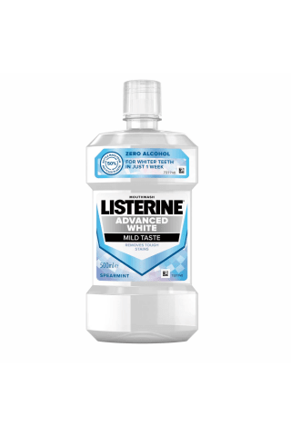 Mutes Skalojamais Līdzeklis Listerine Advanced White 500Ml