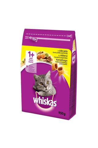 k/b whiskas vistas gaļu 950g