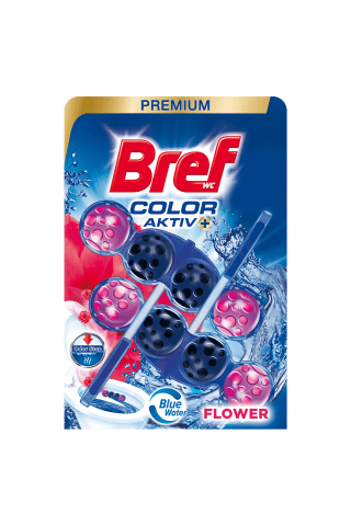 Tualetes tir. atsv. bref blue aktiv fresh flowers 2*50g