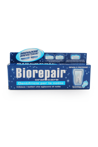 Zobu pasta biorepair nakts, intensīvai emālijas atjaunošanai 75ml