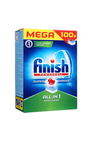 Trauku mazgājamās tabletes finish all in 1 100gb.