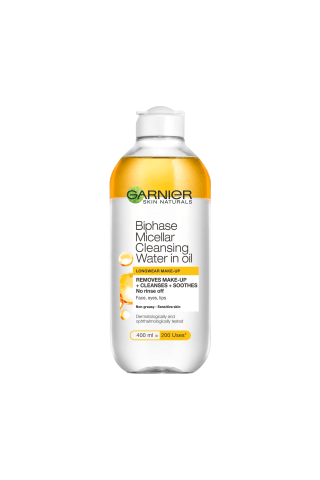 Micelārais ūdens garnier eļļā 400ml