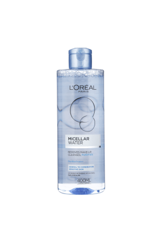 Micelārais ūdens loreal water fresh kombinētai ādai 400ml