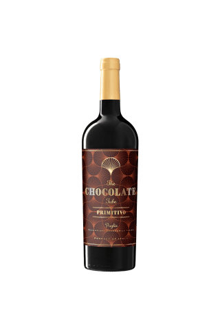 Sarkanvīns Chocolate tube primitivo puglia 14,5% 0,75l