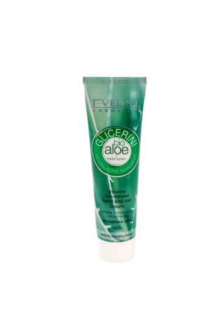 Rankų-nagų kremas-kaukė EVELINE GLICERINI ALOE, 100 ml
