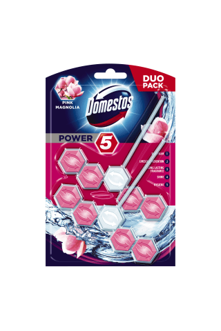 Tualetes bloks Domestos Duo Power 5 Pink 2x55g