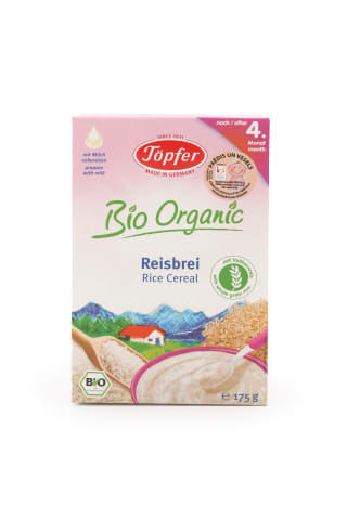 Pilngraudu biezputra Topfer bio rīsu 175g