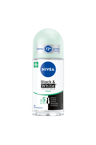 Nivea deo.rullītis b&w fresh siev. 50ml