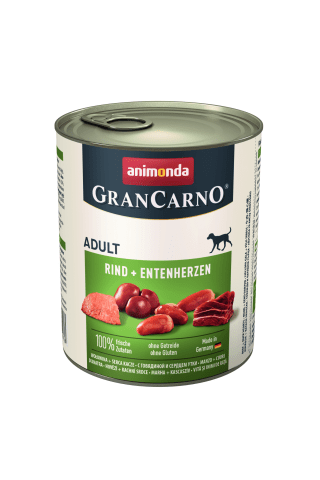 Konservs suņiem Gran carno ar tītaru un pīli 800g
