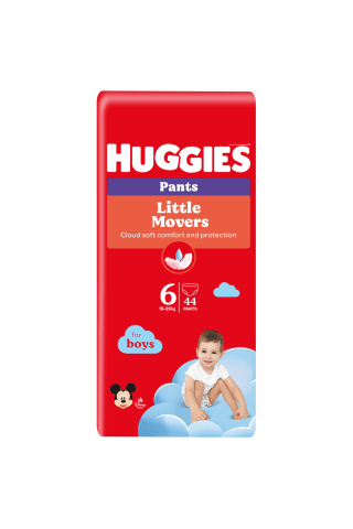Sauskelnės-kelnaitės HUGGIES BOYS (6) 15-25 kg, 36 vnt.