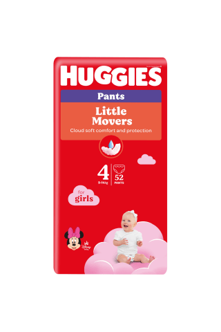 Biksītes Huggies girl mp 4 9-14kg 52gb