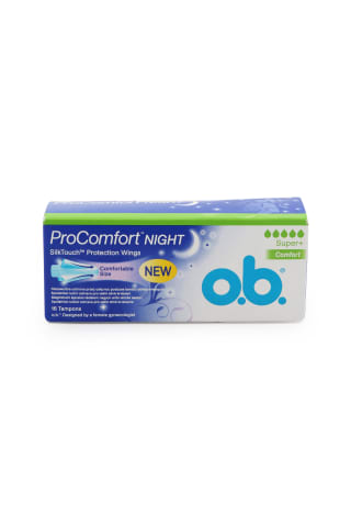 Tamponai O.B. PRO COMFORT SUPER+ NIGHT, 16 vnt.