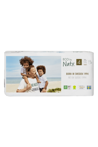 Ekologiškos sauskelnės-kelnaitės ECO BY NATY (4) 8-15 kg., 36 vnt.