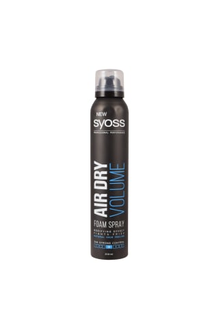 Matu putas Syoss Air Dry apjomam izsmidzināmas 200ml