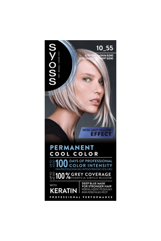 Matu krāsa Syoss ultra platīnblonds 10-55