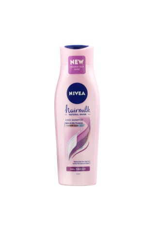 Šampūns Nivea Hairmilk Natural Shine, kopjošs 250ml
