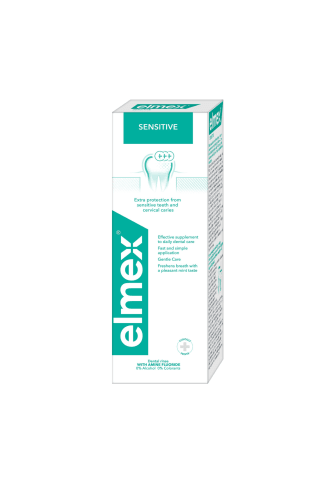 Burnos skalavimo skystis ELMEX SENSITIVE, 400 ml