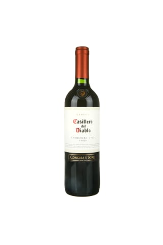 Sarkanvīns Casillero del Diablo CARMENERE Rapel Valley sausais 13,5% 0,75l