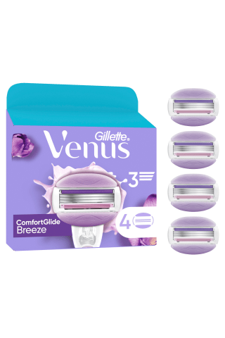 Skūšanās kasetes Gillette Venus Breeze 4gab
