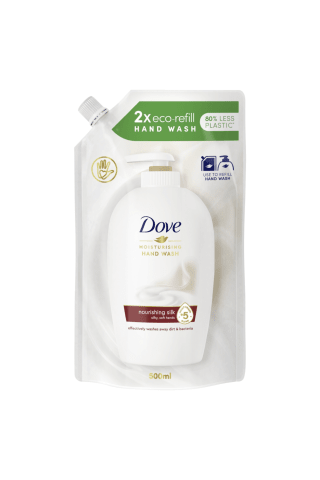 Skystas muilas DOVE CREAM SILK WASH, 0,5 l