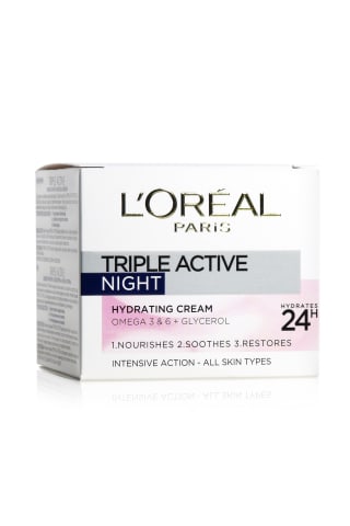 Nakts krēms Loreal de triple active 50ml