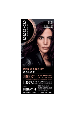 Plaukų dažai SYOSS COLOR CREAM, Nr. 3-3