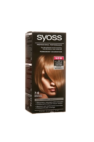Plaukų dažai SYOSS COLOR CREAM, Nr. 7-6