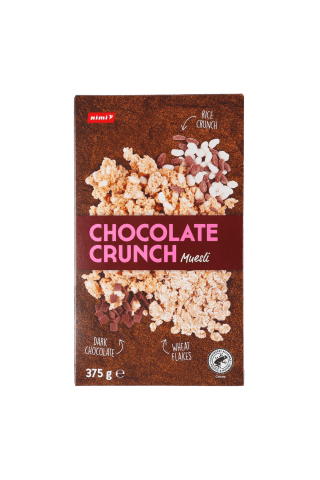 Musli Rimi grauzdēts ar šokolādi 375g