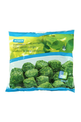 Smulkinti špinatai RIMI, 400 g