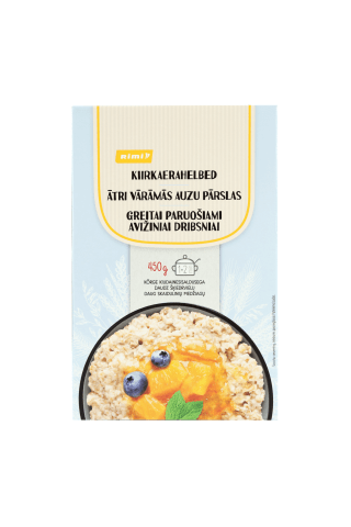 Greitai paruošiami avižiniai dribsniai RIMI, 450 g