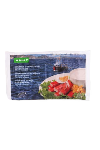 Surimi nūjiņas Rimi ar krabju garšu atdzesētas 200g