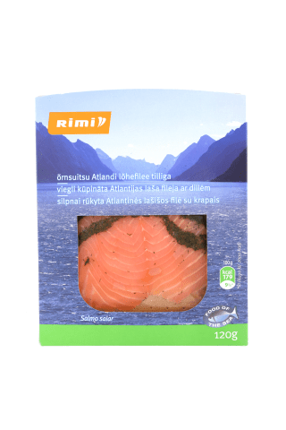 Laša fileja Rimi auksti kūpināta ar dillēm 120g