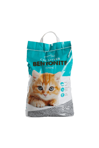 Kačių kraikas PURRRFECT (betonito), 8 l