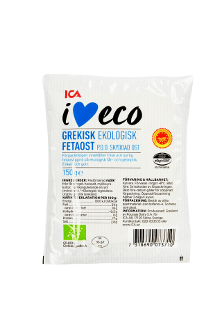 Siers ICA I love ECO feta 150g