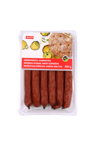 Karštai rūkytos dešrelės RIMI Medžiotojų, 350 g