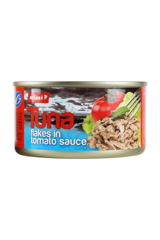 Smulkintas tunas pomidorų padaže RIMI, 185 g