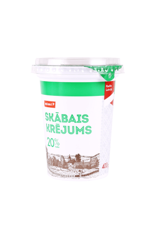 Skābais krējums Rimi 20% 400g