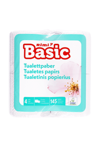 Tualetinis popierius RIMI BASIC, 4rit.