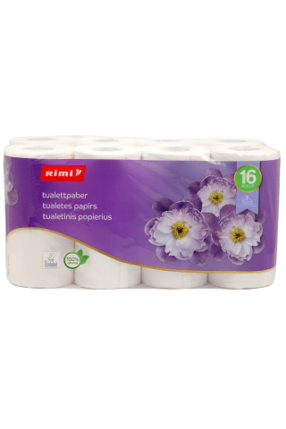 Tualetinis popierius RIMI, 3 sl., 1 pak. (16 rit.)