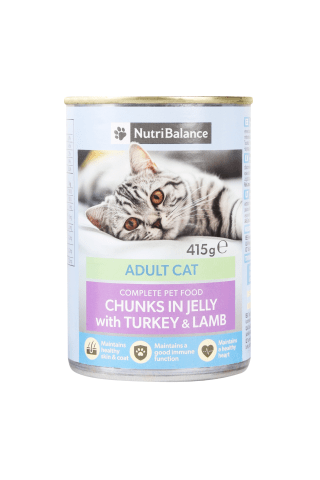 Kaķu konservi Purrfect NutriBalance mājputnu 415g