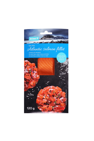 Laša fileja ar ādu sālīta 120g